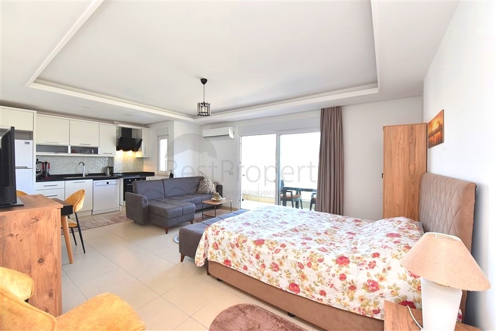 شقة استوديو للايجار في مجمع حديث في حي افسالار