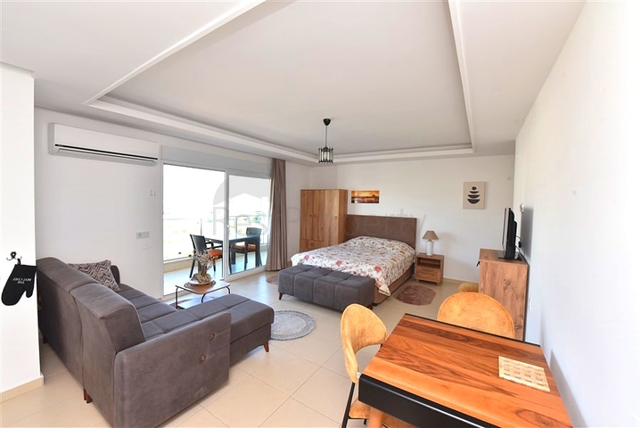 شقة استوديو للايجار في مجمع حديث في حي افسالار