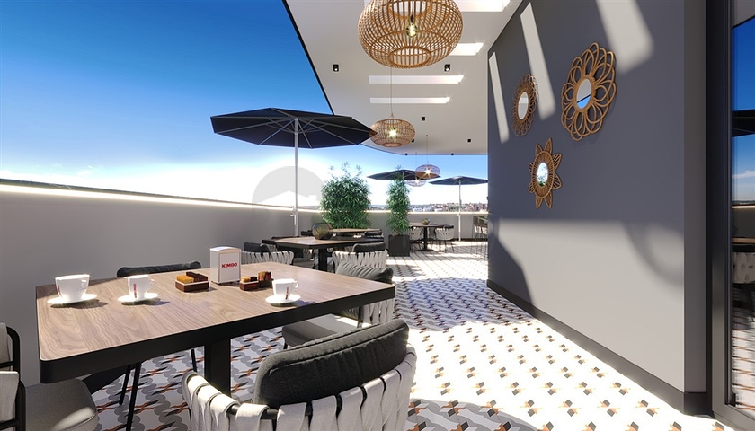 شقة بغرفة نوم واحدة في مجمع جديد