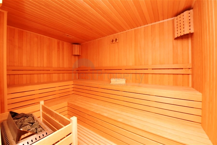 شقة مريحة 1 + 1 في مجمع مع بنية تحتية متنوعة في منطقة أوبا