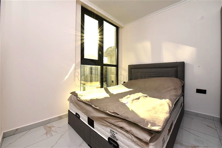 شقة مريحة 1 + 1 في مجمع مع بنية تحتية متنوعة في منطقة أوبا