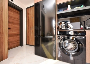 شقة مريحة 1 + 1 في مجمع مع بنية تحتية متنوعة في منطقة أوبا