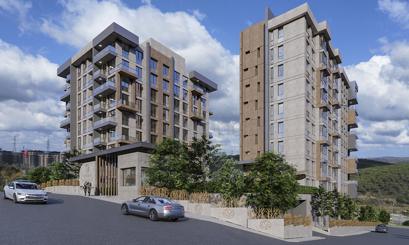 مشروع مفهوم الأسرة مع إطلالة فريدة على الغابة