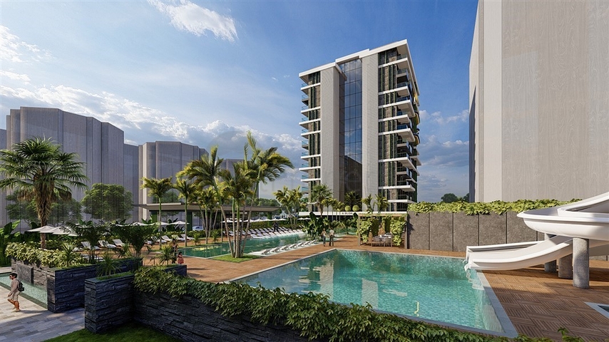 1 + 1 شقة على الساحل الأول في مجمع مع جميع البنية التحتية 1 + 1 شقة على الساحل الأول في مجمع مع جميع البنية التحتية