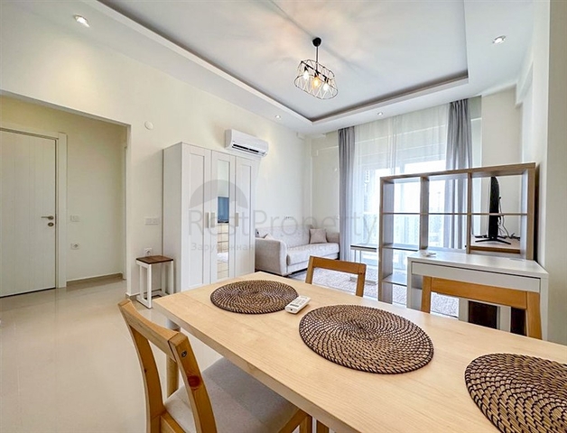 شقة جاهزة 1 + 1 في حي أفسالار