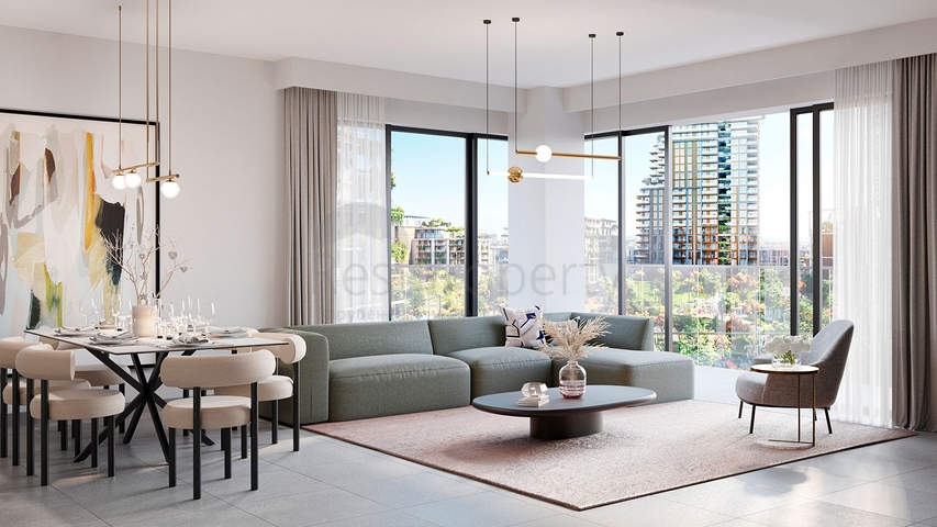 مجمع سكني جديد مع حدائق ومتنزهات في منطقة جميرا الشهيرة