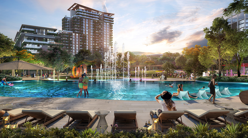 مجمع سكني جديد مع حدائق ومتنزهات في منطقة جميرا الشهيرة