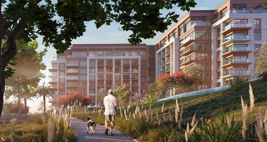 مجمع سكني جديد مع حدائق ومتنزهات في منطقة جميرا الشهيرة