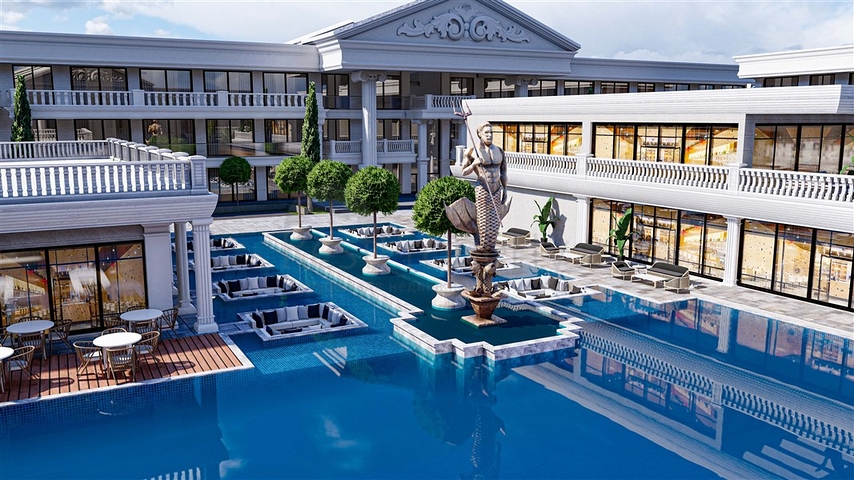 سكن منخفض الارتفاع في ينيبوازيتشي في شمال قبرص