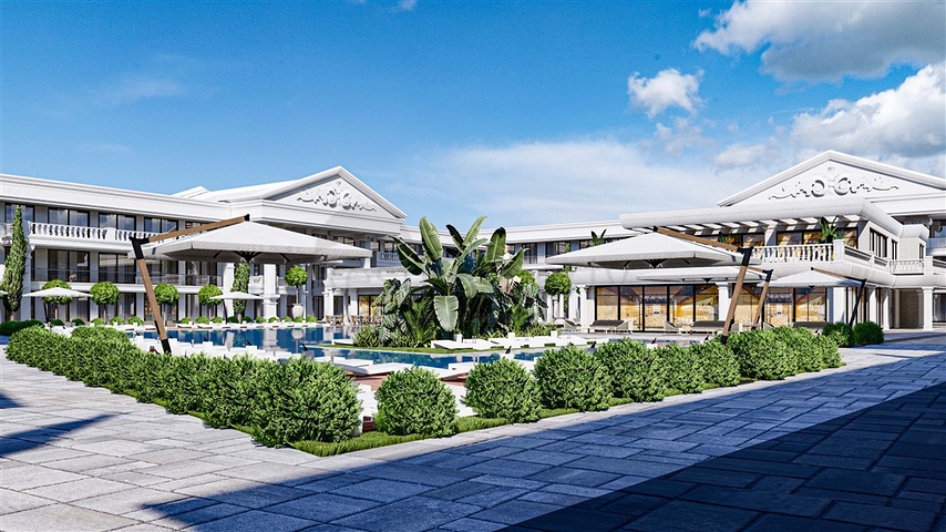 سكن منخفض الارتفاع في ينيبوازيتشي في شمال قبرص