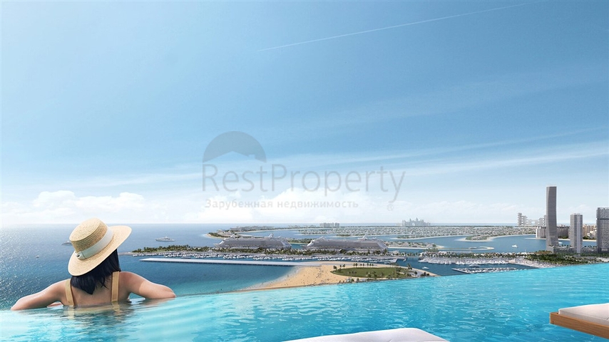 مشروع من الدرجة الممتازة على شواطئ الخليج الفارسي في منطقة مرسى دبي