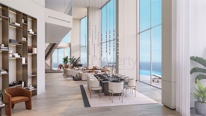 مشروع من الدرجة الممتازة على شواطئ الخليج الفارسي في منطقة مرسى دبي