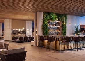 مشروع من الدرجة الممتازة على شواطئ الخليج الفارسي في منطقة مرسى دبي