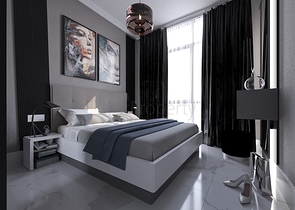 شقة 1+1 في مجمع جديد في محمودلار