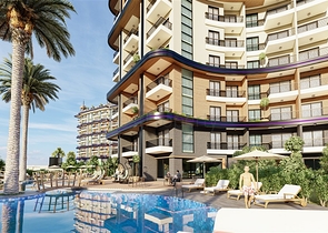 شقة 1+1 في مجمع جديد في محمودلار