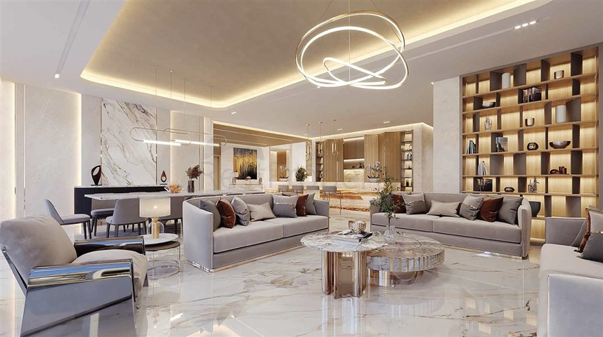 مجتمع مسور حصري مع كريستال لاجون في دبي الجنوب