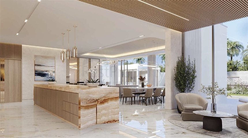 مجتمع مسور حصري مع كريستال لاجون في دبي الجنوب