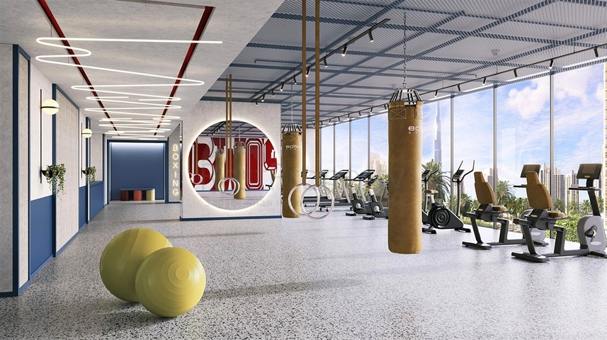 مجمع سكني متميز جديد في منطقة الخليج التجاري المركزي