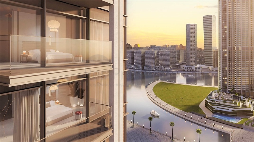 مجمع سكني متميز جديد في منطقة الخليج التجاري المركزي