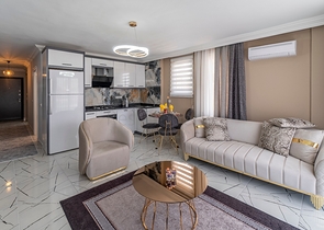 شقة في وسط ألانيا ، على بعد 700 متر من البحر