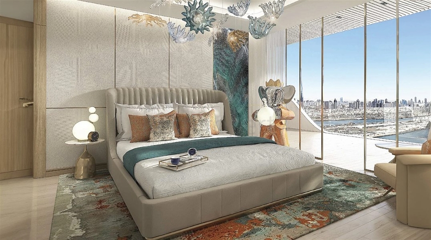 شقق مصممة على الساحل الأول تطل على الخليج الفارسي