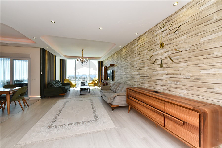 بنتهاوس مفروش 4+1 مطل على البحر في محمودلار بنتهاوس مفروش 4+1 مطل على البحر في محمودلار