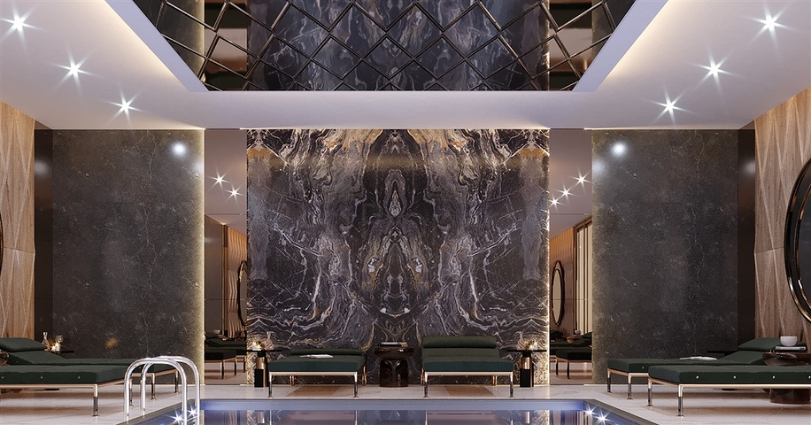 شقة 1+1 في مجمع فاخر قيد الإنشاء شقة 1+1 في مجمع فاخر قيد الإنشاء