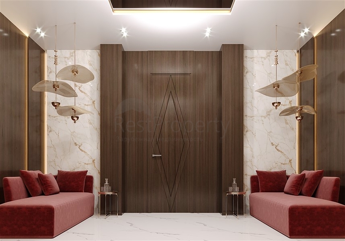 شقة 1+1 في مجمع فاخر قيد الإنشاء شقة 1+1 في مجمع فاخر قيد الإنشاء