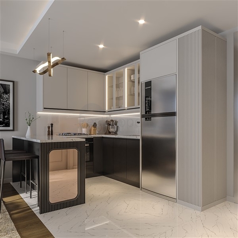 شقق في مجمع سكني جاهز في منطقة تيجي الصغيرة في مرسين