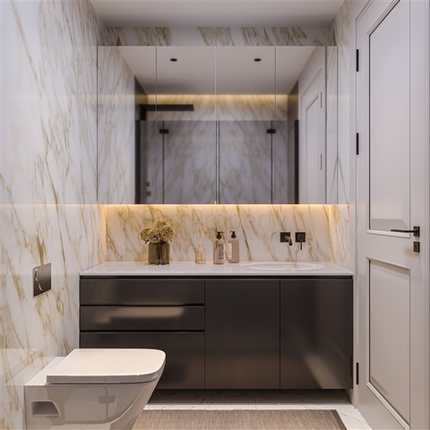 شقق في مجمع سكني جاهز في منطقة تيجي الصغيرة في مرسين