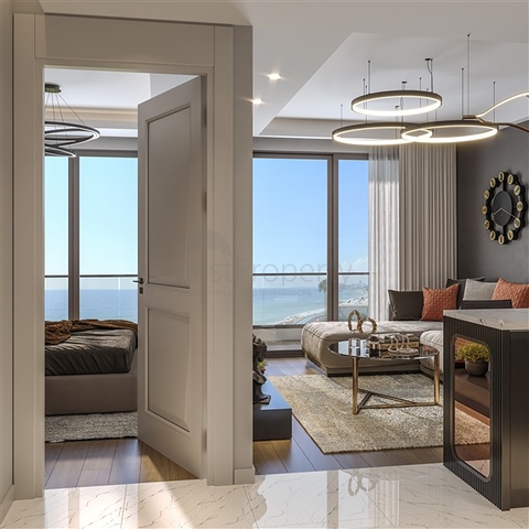 شقق في مجمع سكني جاهز في منطقة تيجي الصغيرة في مرسين