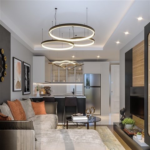 شقق في مجمع سكني جاهز في منطقة تيجي الصغيرة في مرسين