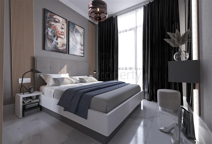 شقة 1+1 في منطقة محمودلار