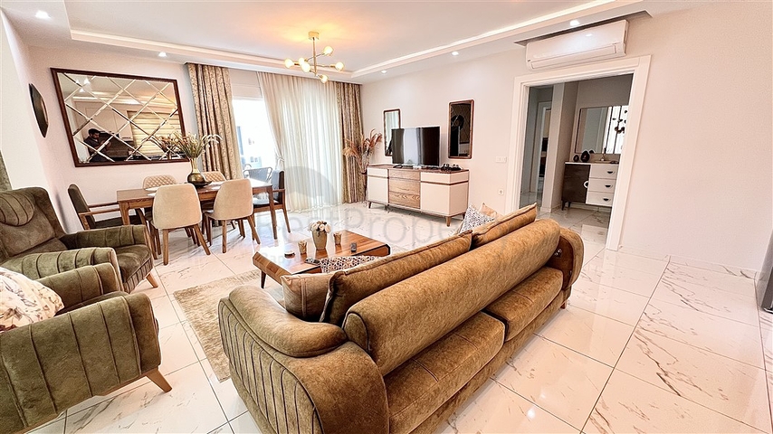 شقة مفروشة 2 + 1 في منطقة محمودلار