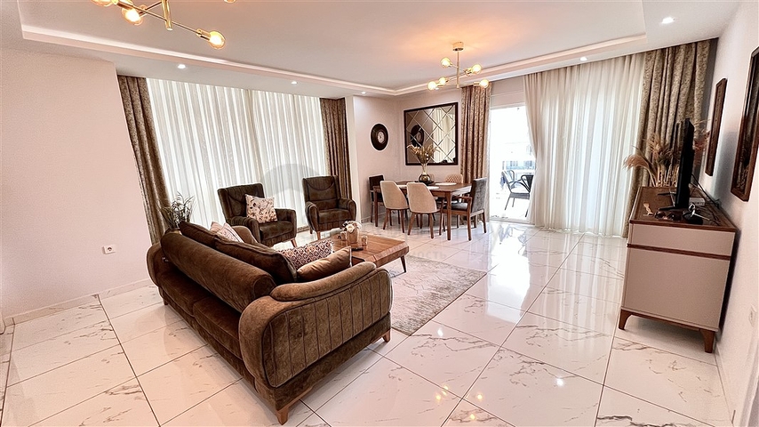 شقة مفروشة 2 + 1 في منطقة محمودلار