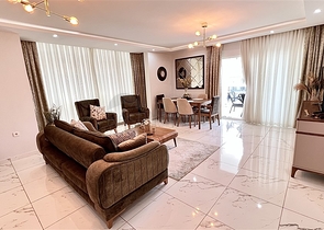 شقة مفروشة 2 + 1 في منطقة محمودلار