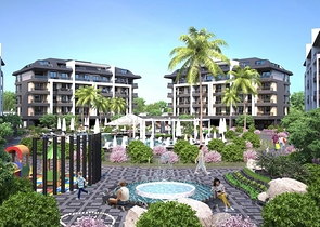 شقة بغرفة نوم واحدة في مجمع جديد في منطقة أوبا شقة بغرفة نوم واحدة في مجمع جديد في منطقة أوبا