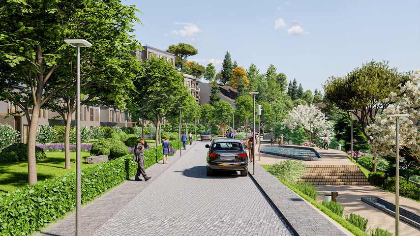 مجمع سكني واسع النطاق في وسط منطقة بنديك