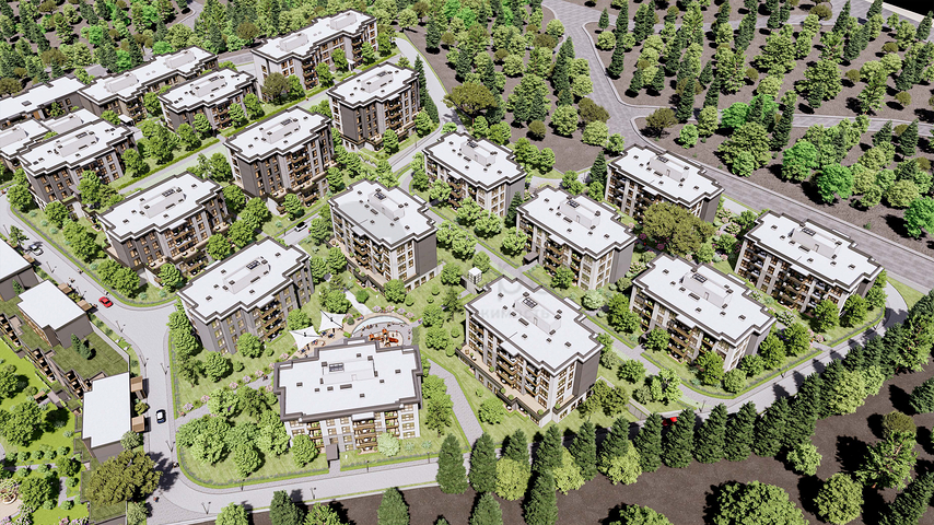 مجمع سكني واسع النطاق في وسط منطقة بنديك