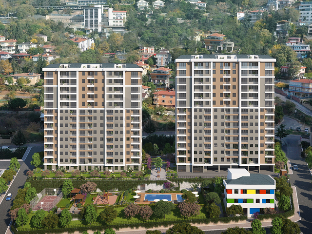 مشروع مفهوم الأسرة في وسط المنطقة الخضراء