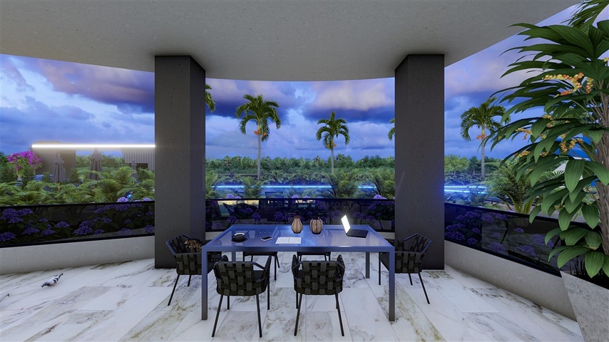 شقق في مجمع قيد الإنشاء في منطقة توميوك