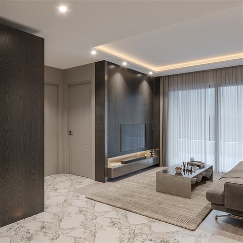 شقق في مجمع قيد الإنشاء في منطقة توميوك