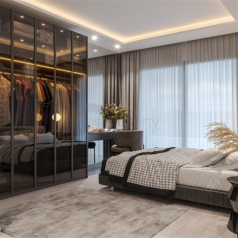 شقق في مجمع قيد الإنشاء في منطقة توميوك