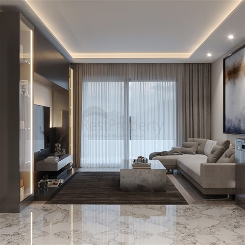 شقق في مجمع قيد الإنشاء في منطقة توميوك