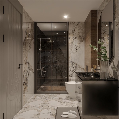 شقق في مجمع قيد الإنشاء في منطقة توميوك