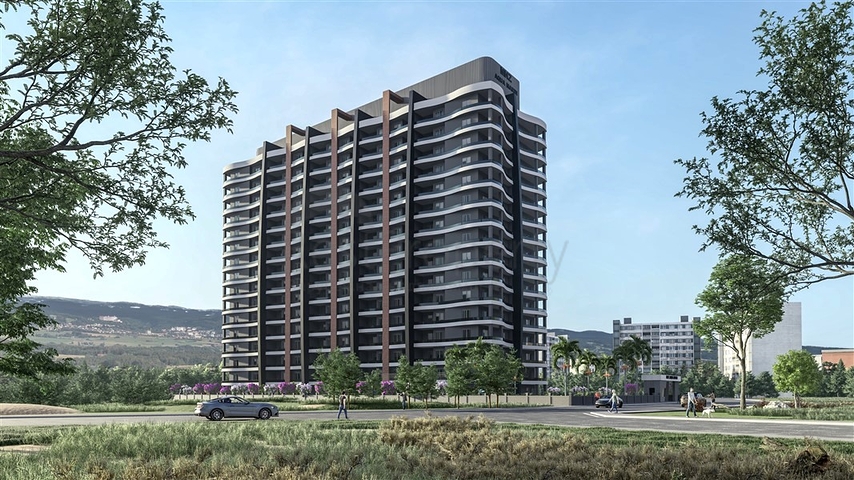 شقق في مجمع قيد الإنشاء في منطقة توميوك