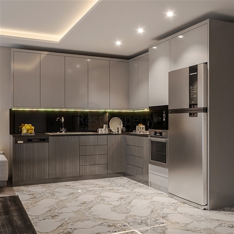 شقق في مجمع قيد الإنشاء في منطقة توميوك