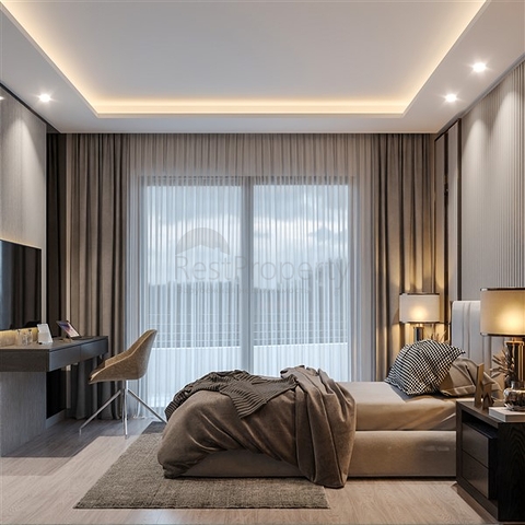 شقق في مجمع قيد الإنشاء في منطقة توميوك