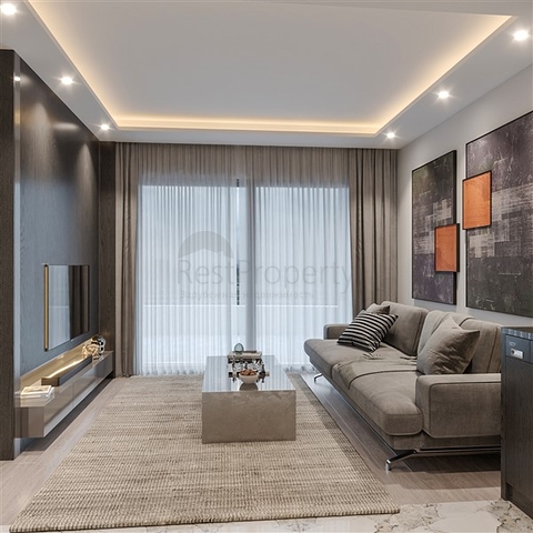 شقق في مجمع قيد الإنشاء في منطقة توميوك