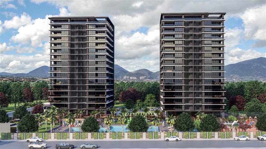 شقق فسيحة 5 + 1 في المنطقة الوسطى من يني شهير